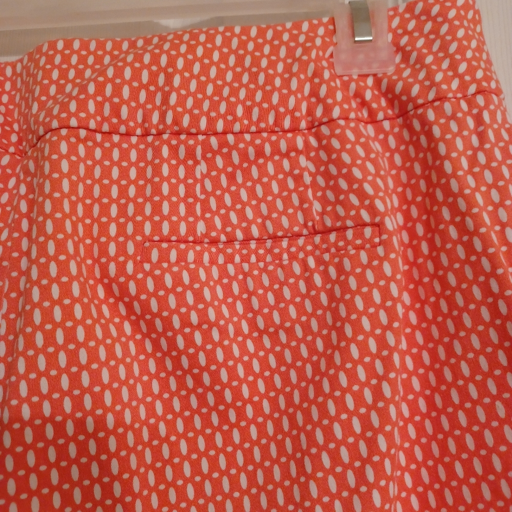 Cato Coral Printed Cropped Pants - Picture 5 of 7